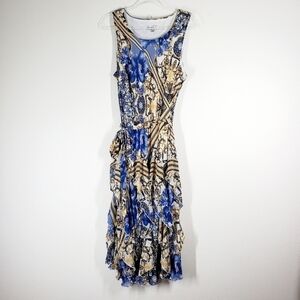 BOBBIE BEE HANDKERCHIEF SLEEVELESS DRESS